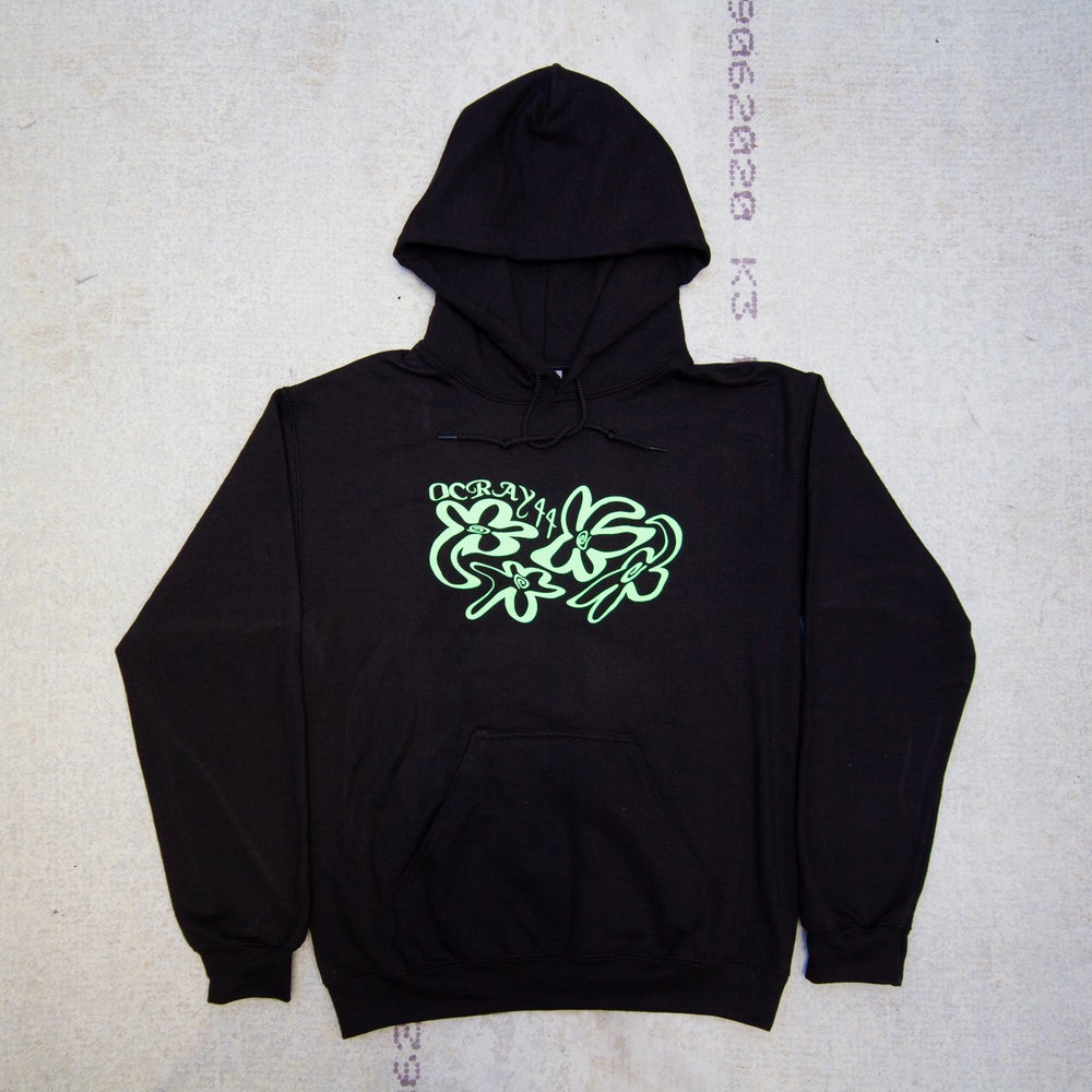 GREEN/BLACK HOODIE