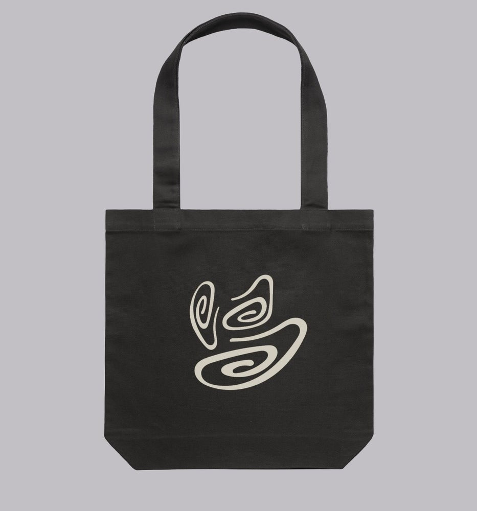 CHARCOAL SWIRL TOTE